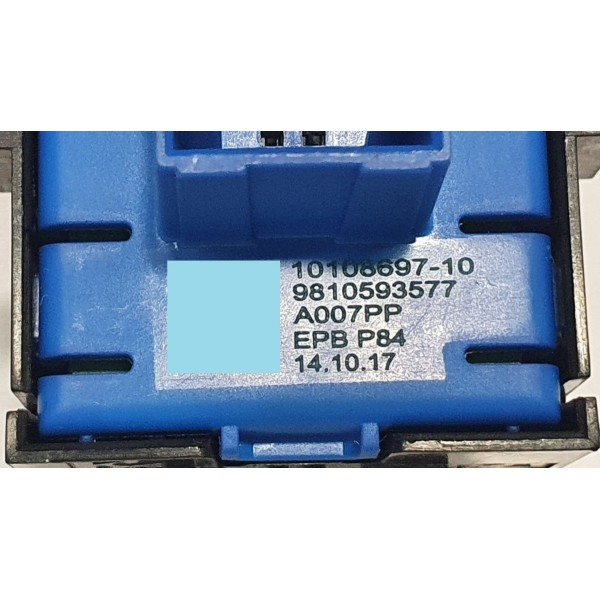 Botão Freio De Mão Peugeot 3008 1.6 Thp 2018 Cód. 9810593577