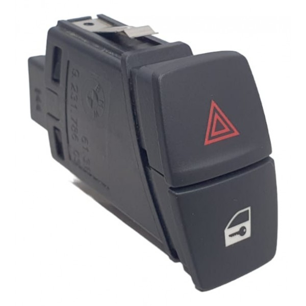 Botão Pisca Alerta Trava Bmw Série 1 F20 9231786 Preto