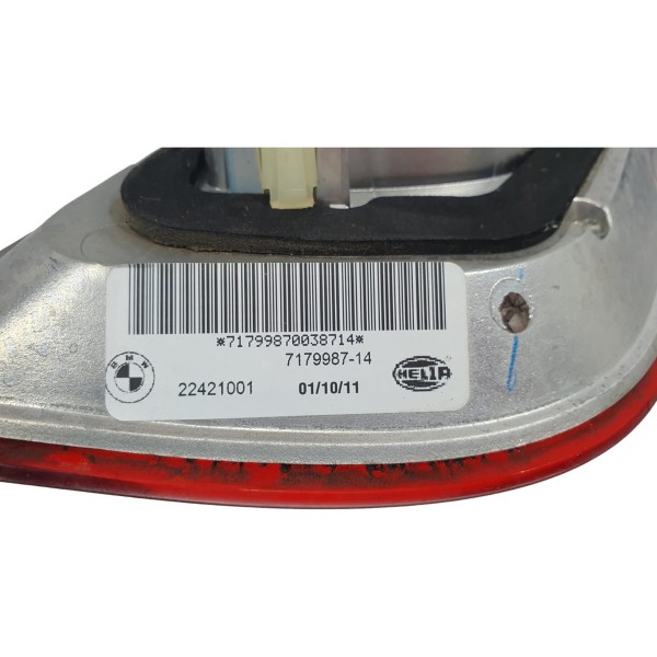 Lanterna Tampa Lado Esquerdo Bmw X6 E71 2011 717998714 Esquerdo Vermelho
