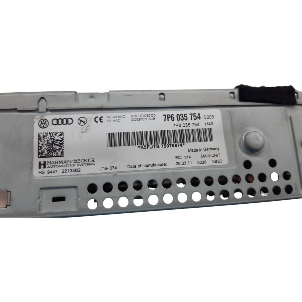 Rádio Leitor De Cd Mídia Vw Touareg