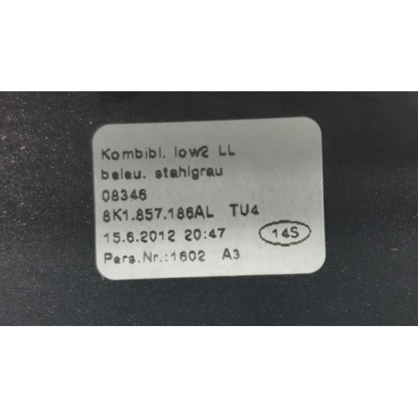 Moldura Painel De Instrumentos Audi A4 2014 Prateado