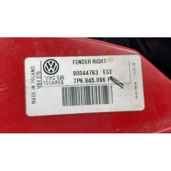 Lanterna Traseira Direita Touareg V8 2014  Direito Vermelho
