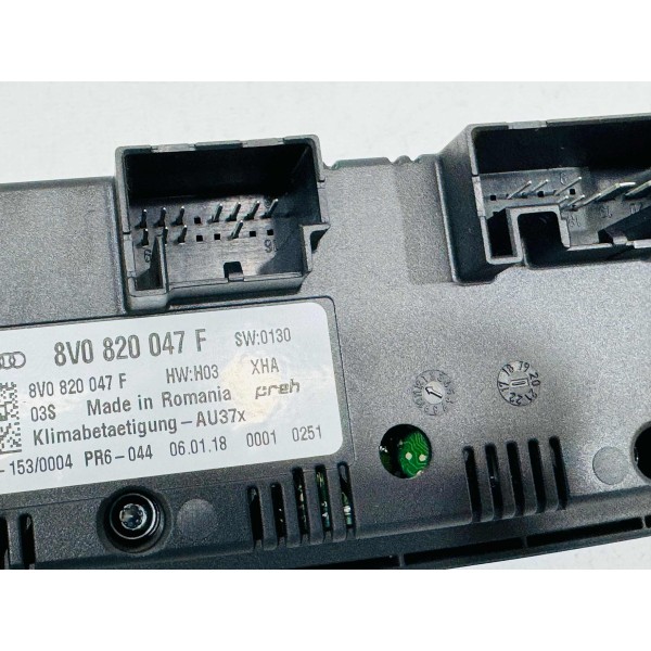 Comando Ar Condicionado Audi A3 2017 8v0820047f