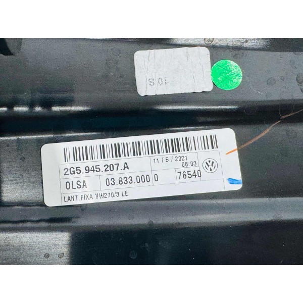 Lanterna Traseira Esquerda Vw Nivus 2021 2g5945207a Esquerdo/motorista Preto