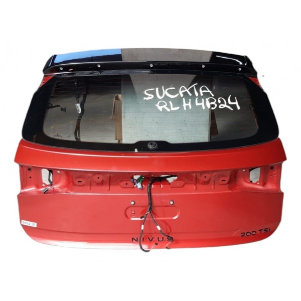 Tampa Porta-malas Vw Nivus Highline 2022 Vermelho