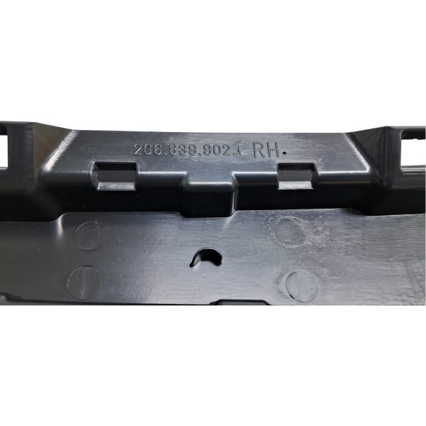 Acabamento Da Porta Traseira Direita Vw Nivus Highline 2022 Preto