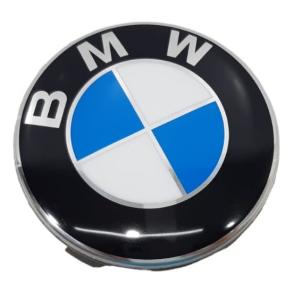 Calota De Roda 68mm Bmw F30 F20   Preto