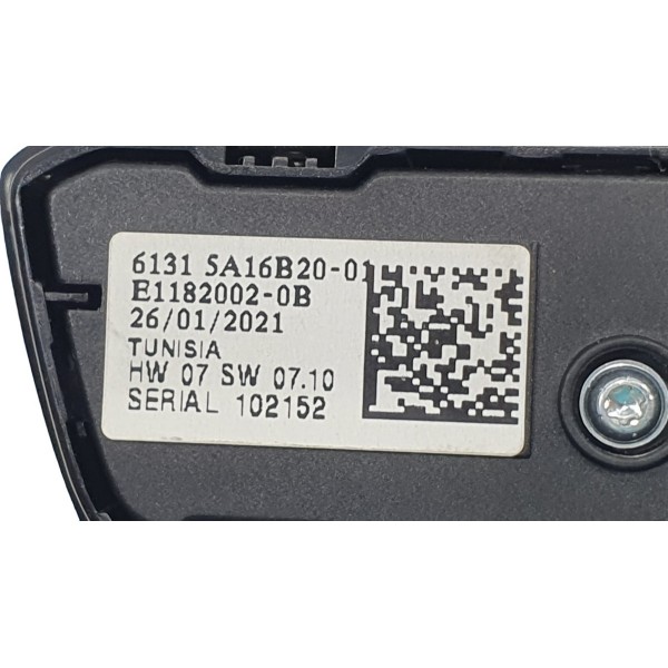 Botão Comando Chave De Luz Bmw 320i M Sport 2022