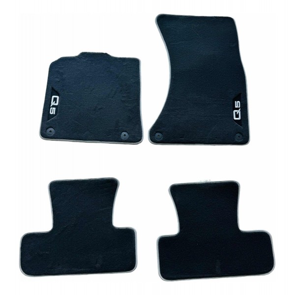 Jogo De Tapetes De Veludo Audi Q5 2009-2016 Original Preto