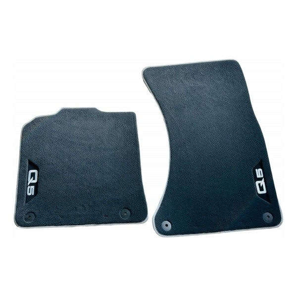 Tapetes Dianteiros De Veludo Audi Q5 2009-2016 Original Preto