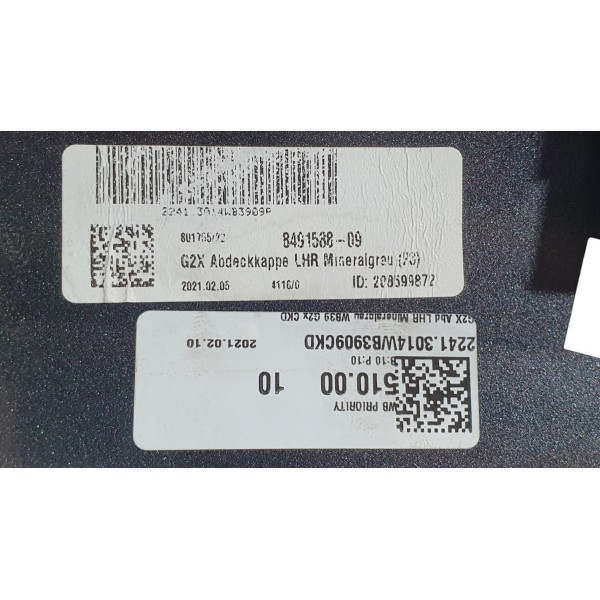 Capa Espelho Retrovisor Lado Direito Bmw 320i M Sport 2022