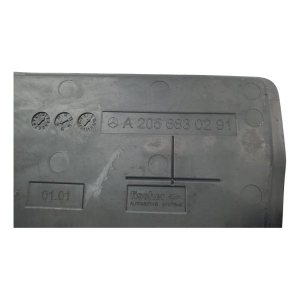 Borracha Porta Objetos Mercedes C180 2015 A 2019 Preto