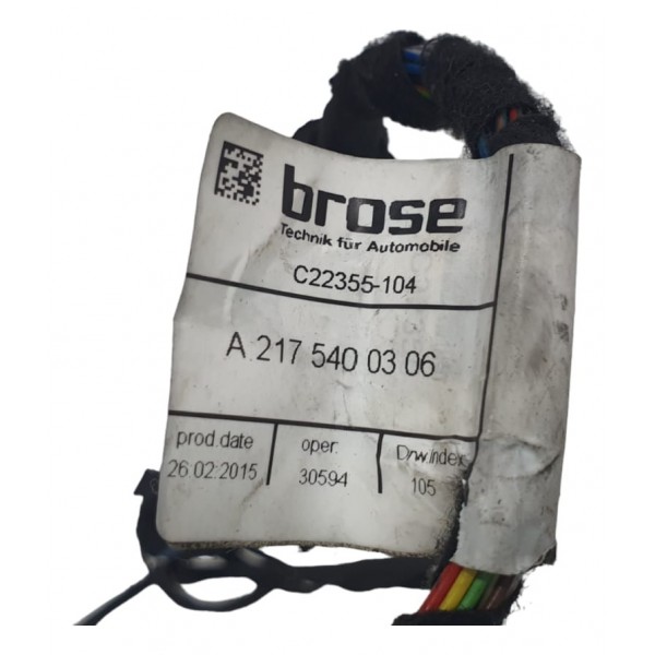 Chicote Porta L/esq C/detalhes Mercedes S63 Coupe Amg 2015